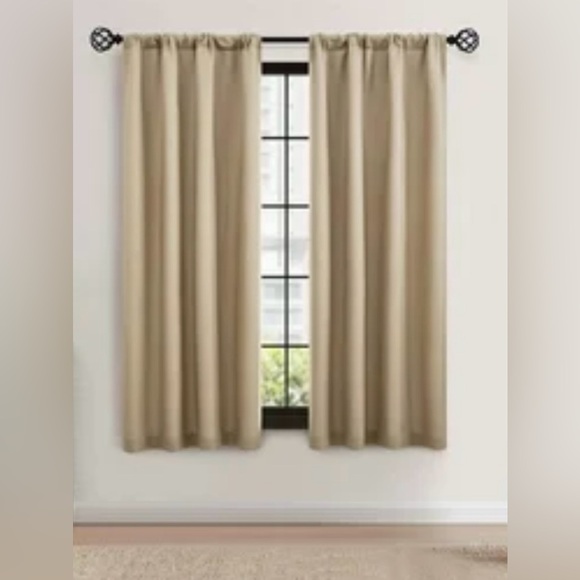 Other - Stylish Cream Curtain Panels